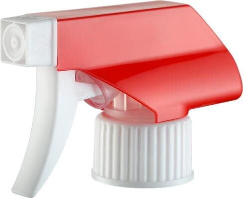 PP Merah dan Putih Pembersih Kaca Plastik 28/410 Trigger Sprayer