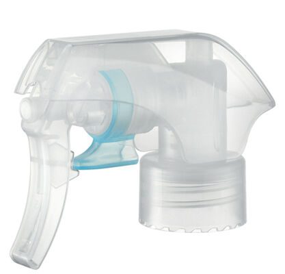 Grosir Desain Baru 28mm Plastik Trigger Fine Mist Sprayer 24mm Hitam Trigger Sprayer Kepala