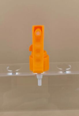 Orange Plastic Mini Trigger Sprayer untuk Perawat Rambut