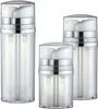 Grosir Press Down Double-Barrelled Airless Bottle Perawatan Wajah Krim Perawatan Pribadi Warna Kosmetik Disesuaikan