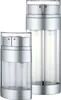 Grosir Press Down Double-Barrelled Airless Bottle Perawatan Wajah Krim Perawatan Pribadi Warna Kosmetik Disesuaikan