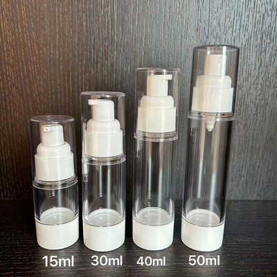 Airless Pump Bottle Custom Kosmetik Kosmetik Plastik Baru Desain Airless Bottle