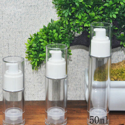 Desain Baru Kemasan PP Botol Kosmetik Tanpa Udara Body Cream Botol Pompa Airtight Tanpa Udara