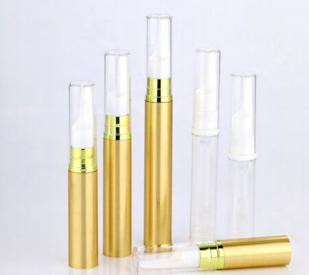 Plastik PP Kosmetik kosong 15ml 30ml 50ml Airless Pompa Lotion Serum Botol