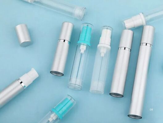 Plastik PP Kosmetik kosong 15ml 30ml 50ml Airless Pompa Lotion Serum Botol