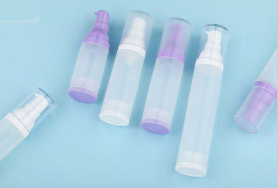 Botol Pompa Airless 15ml 30ml Kosong untuk Lotion Perawatan Kulit dengan Pompa Semprot