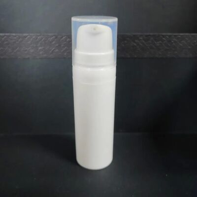 Kemasan Kosmetik 30ml Airless Pump Botol Botol Plastik Putih Lotion Pump PP Botol