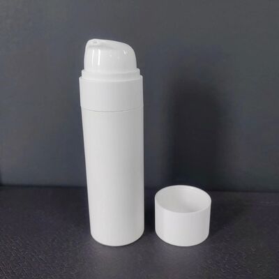 Eco Friendly PCR Plastik PP Mat Cosmetic Cream Lotion Cleanser Moisturizer Serum Airless Press Pump Botol untuk Perawatan Kulit