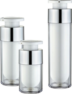 20ml 30ml transparan Dua Sisi Lotion Pompa Krim untuk Kosmetik