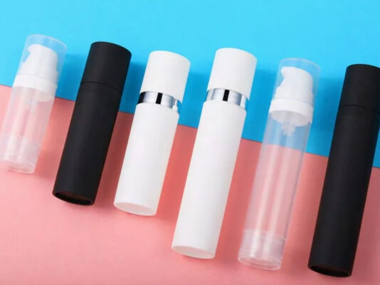 Botol Serum Lotion Pompa Pengap Kosmetik Kosong PP Plastik K26-4 10ml 15ml 20ml 30ml
