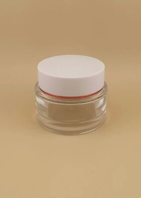 Bottle Cover Putih dengan Gold-Rimmed untuk Produk Perawatan Kulit