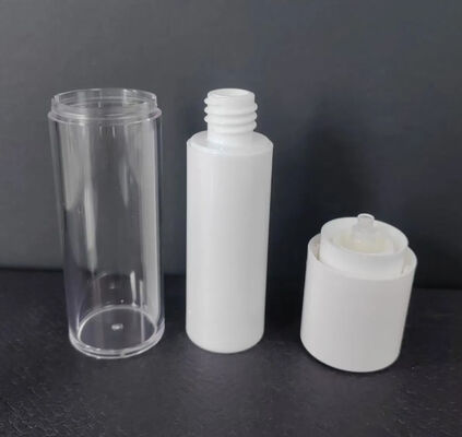 Luxury Slim Air Foaming Refillable Airless Cosmetic Pump Bottle dengan untuk perawatan kulit