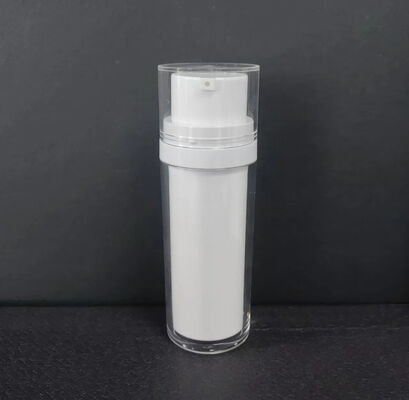 Luxury Slim Air Foaming Refillable Airless Cosmetic Pump Bottle dengan untuk perawatan kulit