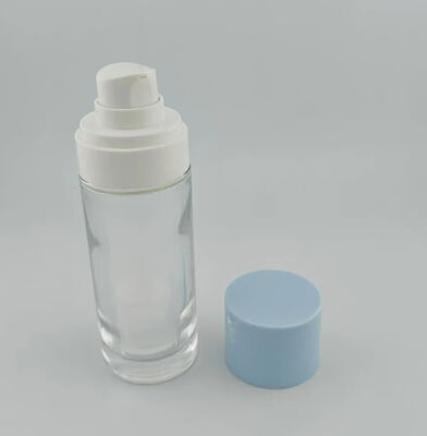 Kaca Airless Lotion Pump Botol Serum Dispenser 15ml 30ml 50ml