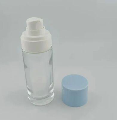 Kaca Airless Lotion Pump Botol Serum Dispenser 15ml 30ml 50ml