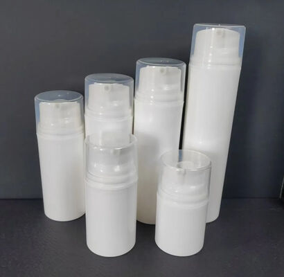Botol Kaca Bulat dengan Pompa Lotion Semprot Krim Botol Kosmetik Kaca dengan Pompa