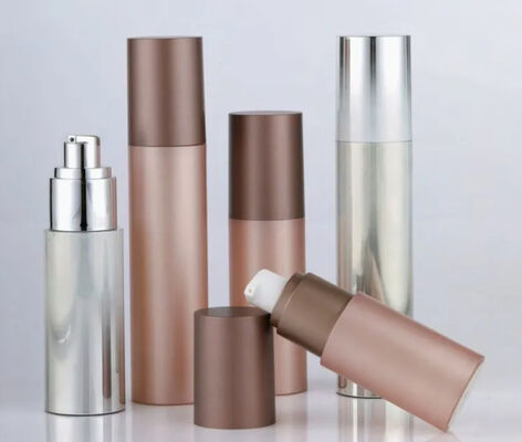 Kosmetik lotion perawatan kulit krim serum pompa tanpa udara botol vakum plastik 30ml