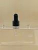 Tabung Kaca Karet Hitam Bamboo Cover Dropper untuk botol minyak esensial