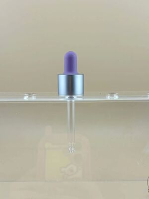 Disesuaikan 18/412 Botol Minyak Esensial Pipette Kaca Dropper Plastik PP Smooth Dropper