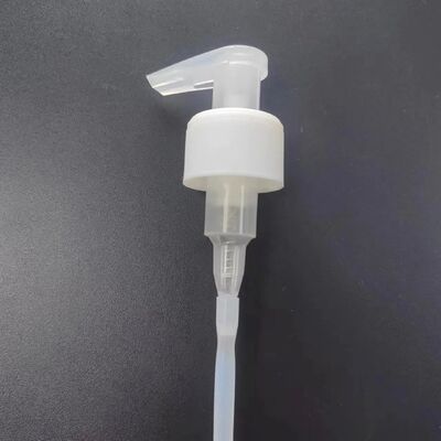 Semua plastik penuh tanpa logam spring pembersih wajah lotion pompa dengan Clip Lock