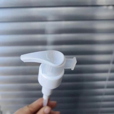 Semua plastik penuh tanpa logam spring pembersih wajah lotion pompa dengan Clip Lock