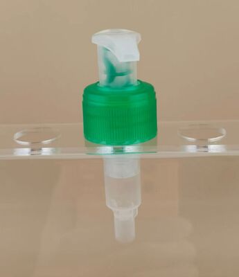 Desain Baru Pompa Lotion Kiri-K kanan Berwarna Hijau dan Jelas untuk Shampoo