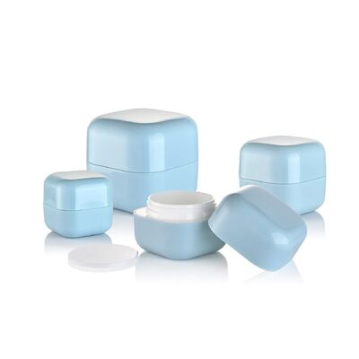 30g Grosir Kosmetik Perawatan Kulit PP Plastik Toples Persegi untuk Krim