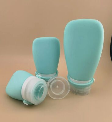 Kontainer isi ulang Botol Perjalanan Silikon Set Bottle Bahan Toilet Perjalanan Silikon Buktinya