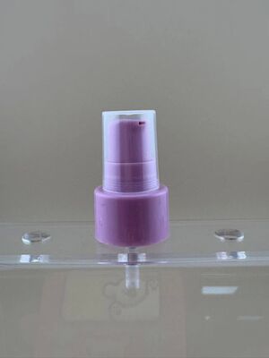 Pompa perawatan krim lotion pink kosmetik 20/410 untuk perawatan kulit botol kaca minyak esensial