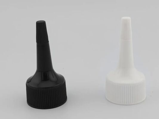 Penutup Dispenser Botol Tutup Sekrup Penutup Berusuk Putih 24mm
