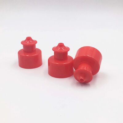 Tutup Botol Tutup Tarik Dorong Plastik 28mm