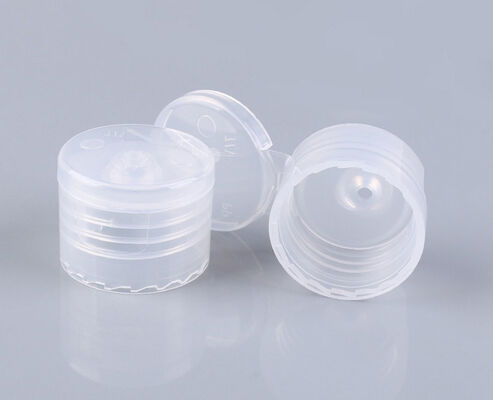 Bottle lid permukaan halus 24 28mm Squeeze Shampoo botol Plastik Flip Cap