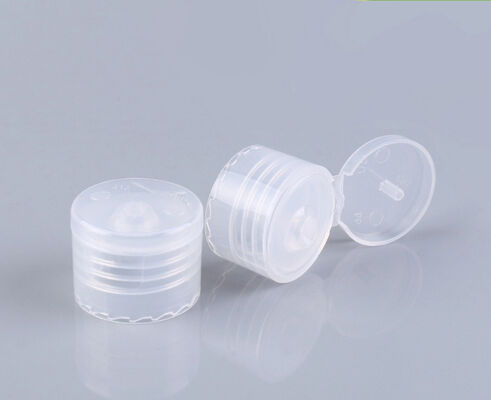 Bottle lid permukaan halus 24 28mm Squeeze Shampoo botol Plastik Flip Cap