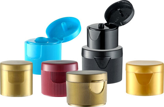 24/410 Dua Warna Plastik Flip Top Cap untuk Botol