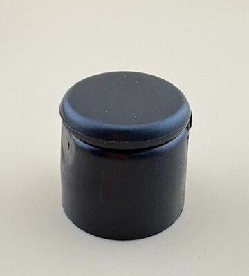 Black Matte Flip Top Cap 24/410 untuk Botol Shampoo
