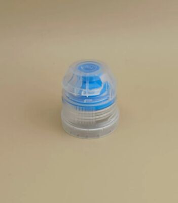 Desain yang bagus Plastik benang plastik bulat untuk botol perawatan kulit
