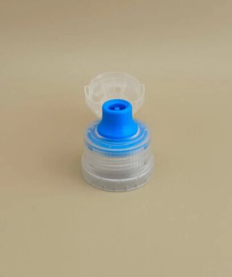 Desain yang bagus Plastik benang plastik bulat untuk botol perawatan kulit