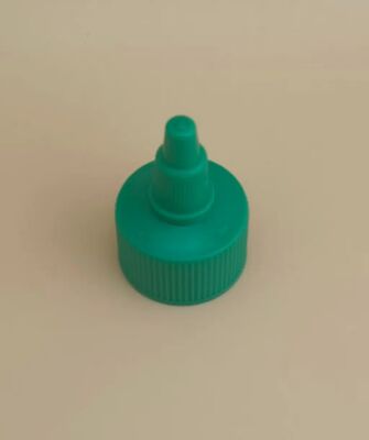 Cap Plastik Ribbed Jelly Hijau untuk Botol Cat