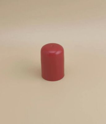 Tutup Plastik Merah Desain Bagus untuk Botol Perawatan Kulit