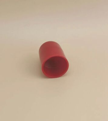 Tutup Plastik Merah Desain Bagus untuk Botol Perawatan Kulit