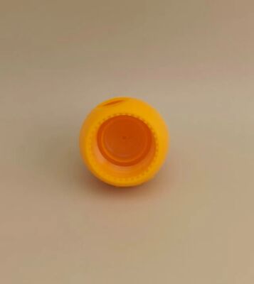 Tutup Bola Halus Matte Plastik Kuning untuk Botol Kosmetik