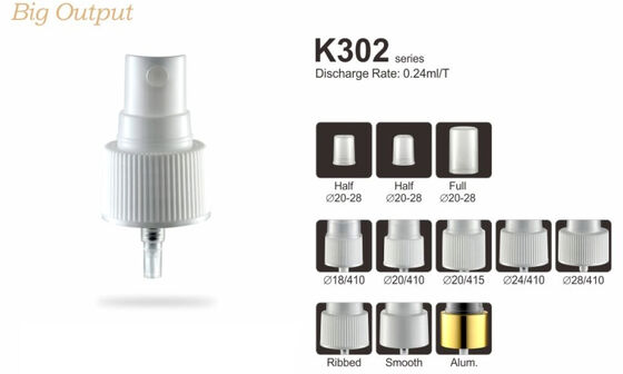 Plastik PP Perfume Mist Spray 20/410 Fine Mist Sprayer K302