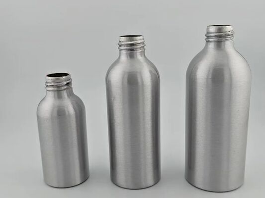 Empty Aluminium Cosmetic Packaging Botol Lotion Air Kontainer Kemasan Logam