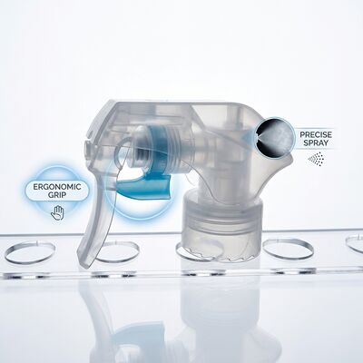 High Output Foam Trigger Pump Sprayer 28/410 Rich Cream Foam Dispenser untuk produk pembersih ubin kamar mandi
