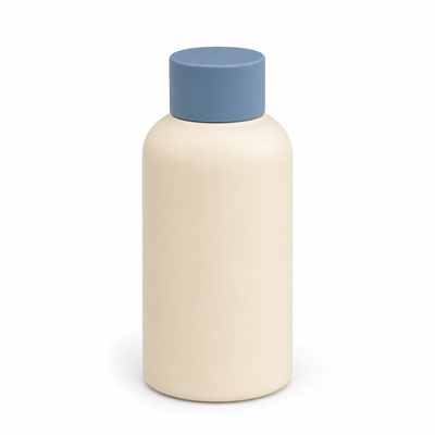 Cap Matte Lempeng Plastik Biru Abu-Abu Untuk Botol Kosmetik
