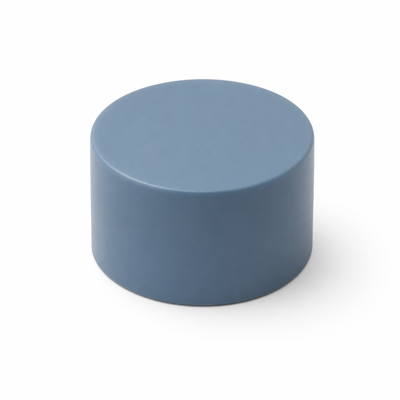 Cap Matte Lempeng Plastik Biru Abu-Abu Untuk Botol Kosmetik