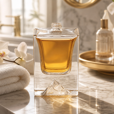 Berkualitas Tinggi Super Jelas Kosong Kaca Parfum 50ml Botol Kaca Botol Parfum