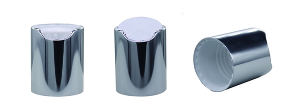 Kosmetik Aluminium Gold Disc Top, K901-5 Tutup Botol Flip Top Nonspill