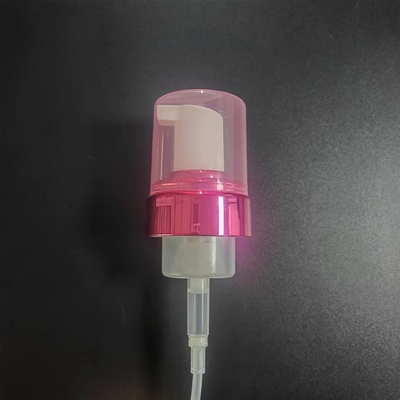 K515 Shiny Pink PE Nonspill Liquid Soap Foam Pump Dengan Cap