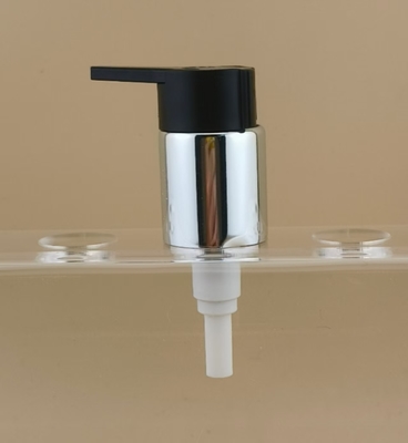 Pompa Losion K702-1 Krim Hitam dan Perak untuk Botol Kosmetik Bersertifikasi ISO9001/ISO14001 Plastik PP